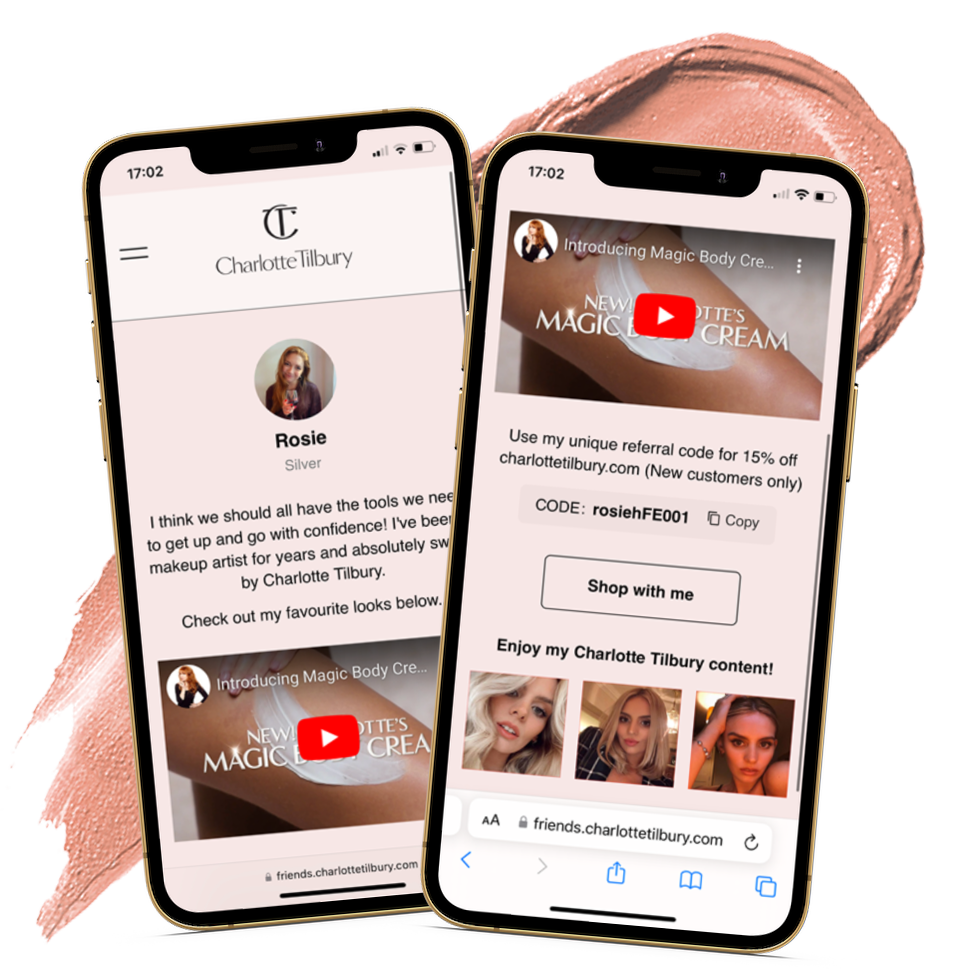 charlotte tilbury member pages visual